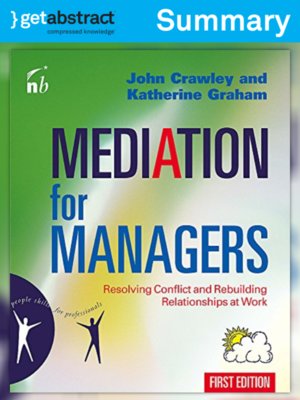 cover image of Mediation for Managers (Summary)